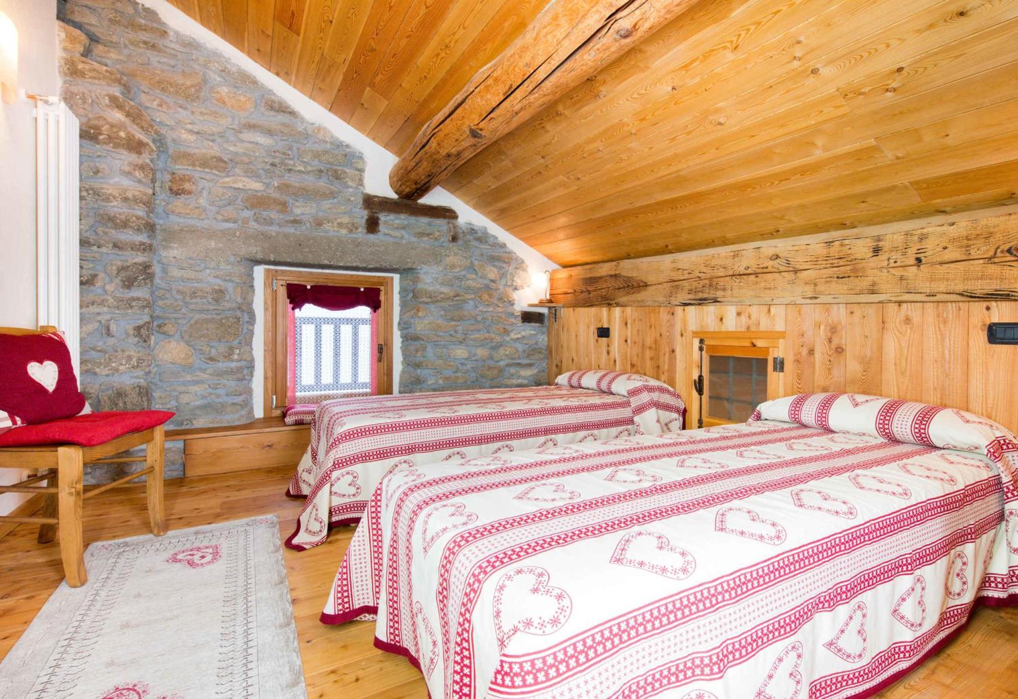 Apartmán Lo Coppa Fen Aosta Pokoj fotografie